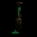 WATER PIPE HIPSTER GLOW IN DARK STRAIGHT TUBE WP25065 1CT